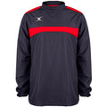 2600 RCBQ18 81506005 Jacket Photon Warm Up Dark Navy & Red Front