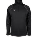 2600 RCGG18 81513405 Top Quest 2 Quarter Zip Fleece Black Front