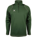 2600 RCGG18 81513705 Top Quest 2 Quarter Zip Fleece Green Front