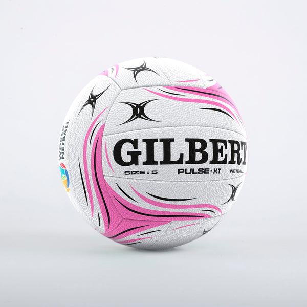 Mitre, Palla da Netball PRO International, Bianco (Weiß/Grün/Gelb