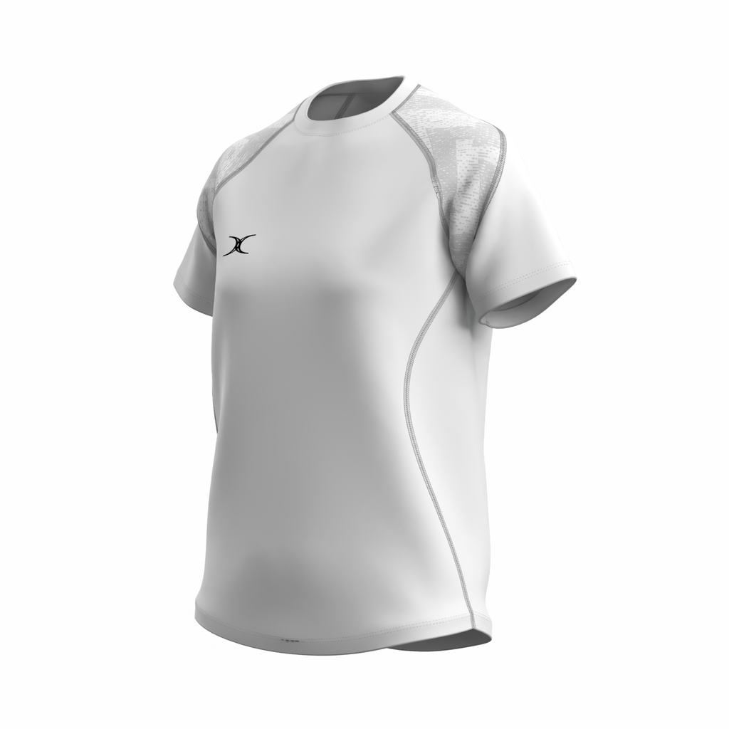 NCEE25Clothing GTS SS Tee Shirt Women's White, Three Quarter