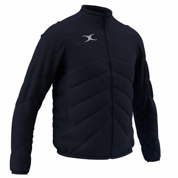 RCBI26Clothing GTS Full Zip Jacket Dark Navy-Three Quarter Right