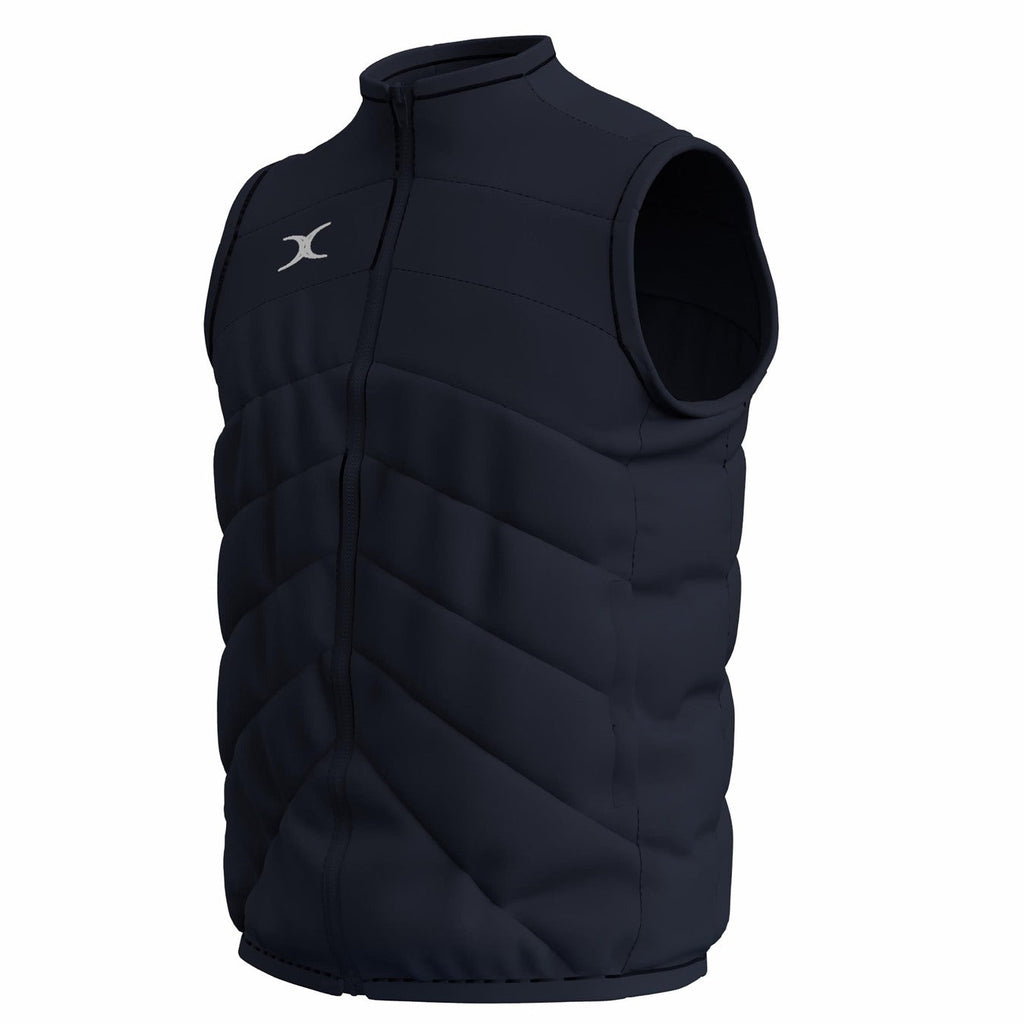 RCBL26Clothing GTS Bodywarmer Dark Navy-Three Quarter Left