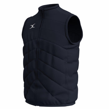 RCBL26Clothing GTS Bodywarmer Dark Navy-Three Quarter Left