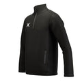 RCBS26Clothing JKT ATOM QTR ZIP BLACK M-Three Quarters Left