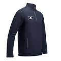 RCBS26Clothing JKT ATOM QTR ZIP DARK NAVY M-Three Quarters Right