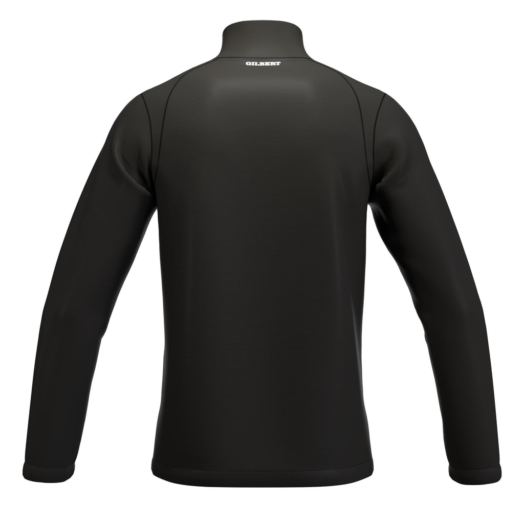 RCBT26Clothing JKT ATOM QTR ZIP BLACK M-Back