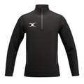 RCBT26Clothing JKT ATOM QTR ZIP BLACK M-Front