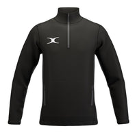 RCBT26Clothing JKT ATOM QTR ZIP BLACK M-Front