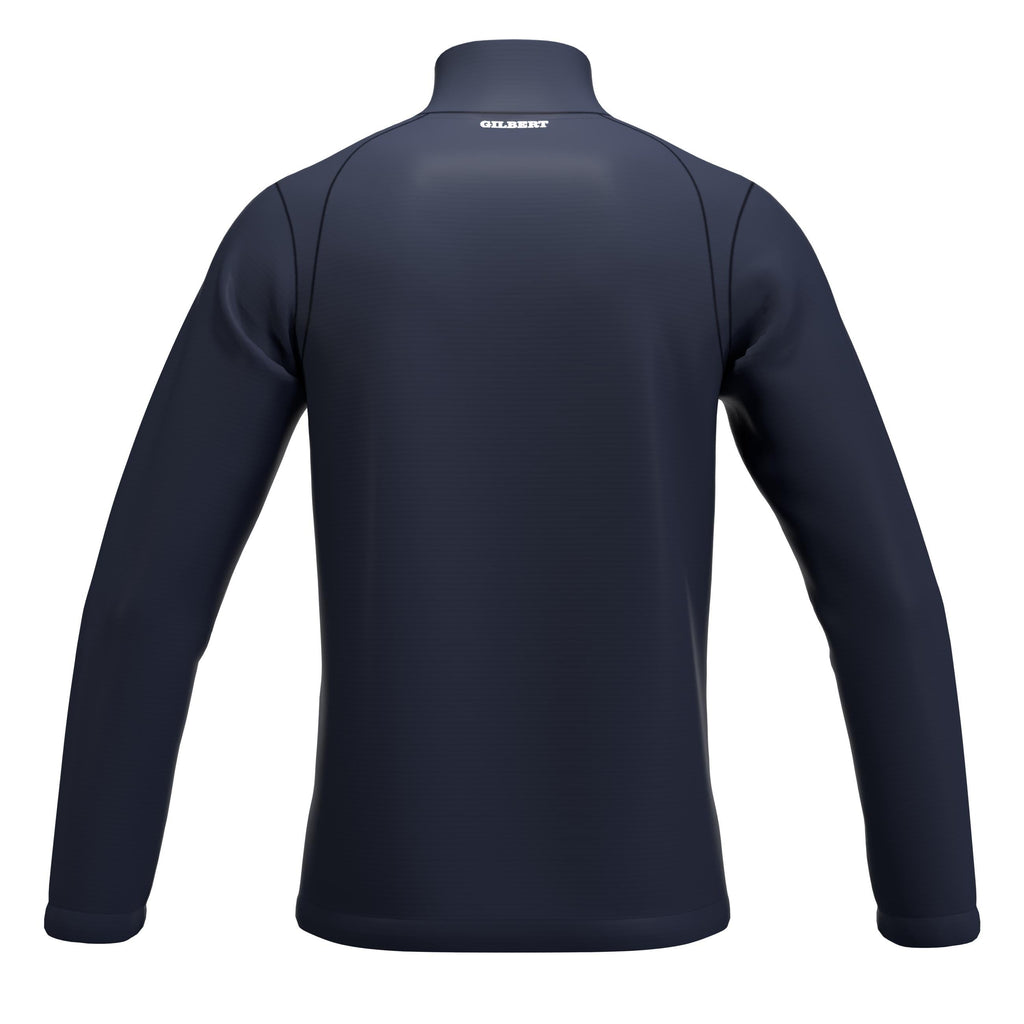 RCBT26Clothing JKT ATOM QTR ZIP DARK NAVY M-Back