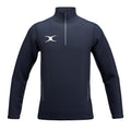 RCBT26Clothing JKT ATOM QTR ZIP DARK NAVY M-Front