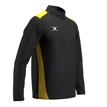 RCBX26Clothing JKT ATOM WARM UP BLACK GOLD M-Three Quarters Right