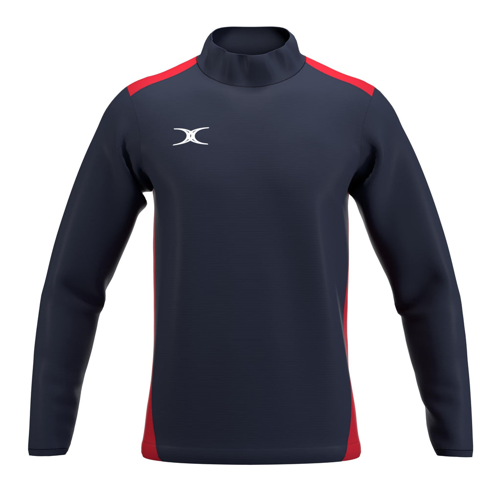 RCBX26Clothing JKT ATOM WARM UP DARK NAVY RED M-Front