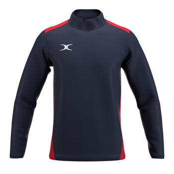 RCBX26Clothing JKT ATOM WARM UP DARK NAVY RED M-Front