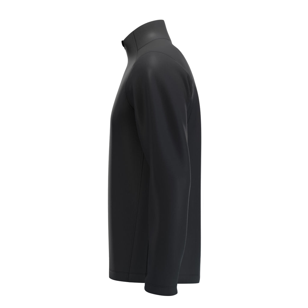 RCCC25Clothing TOP QTR ZIP FLEECE ATOM BLACK M-Left Side