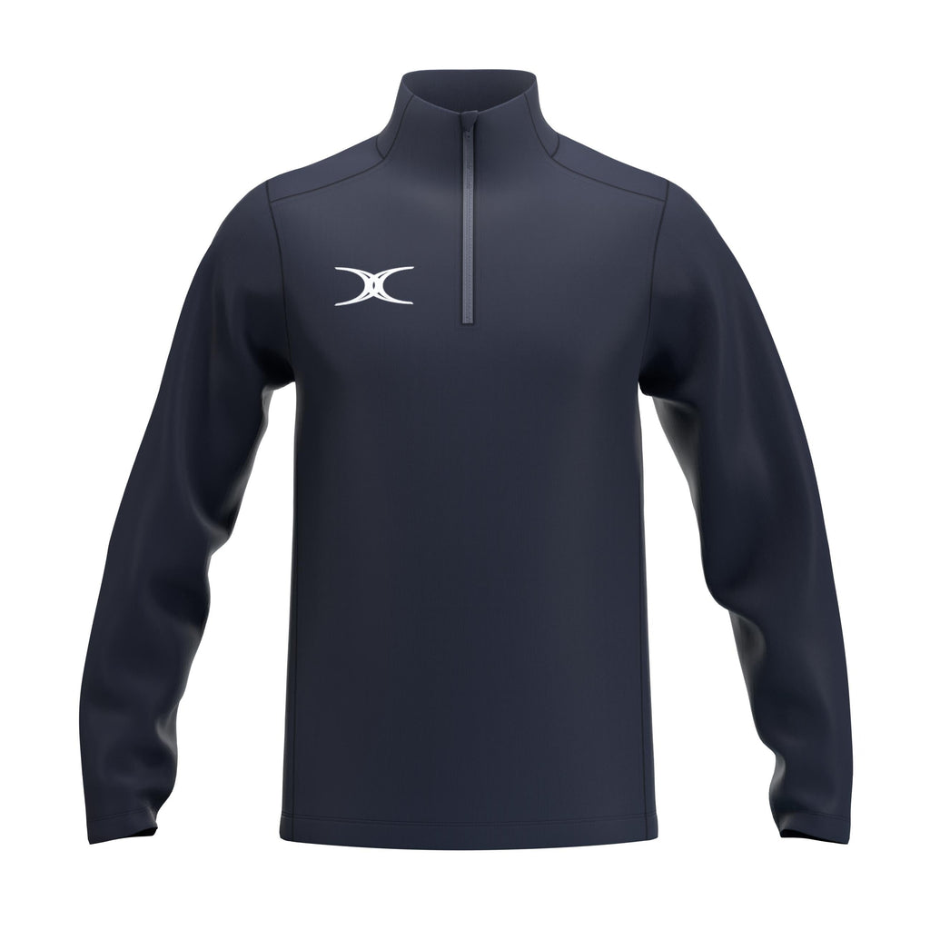 RCCC25Clothing TOP QTR ZIP FLEECE ATOM DARK NAVY M-Front