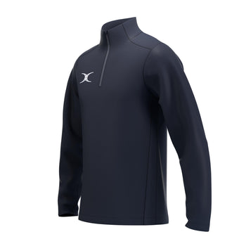 RCCC25Clothing TOP QTR ZIP FLEECE ATOM DARK NAVY M-Three Quarter Left