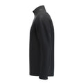 RCCD25Clothing TOP QTR ZIP FLEECE ATOM BLACK M-Left Side
