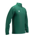 RCCD25Clothing TOP QTR ZIP FLEECE ATOM GREEN M-Three Quarter Right