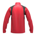 RCCD25Clothing TOP QTR ZIP FLEECE ATOM RED BLACK M-Back