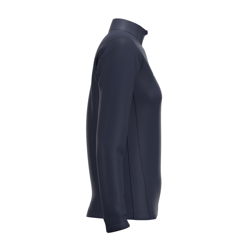 RCCE25Clothing TOP QTR ZIP FLEECE ATOM DARK NAVY WOMEN 10-Right Side