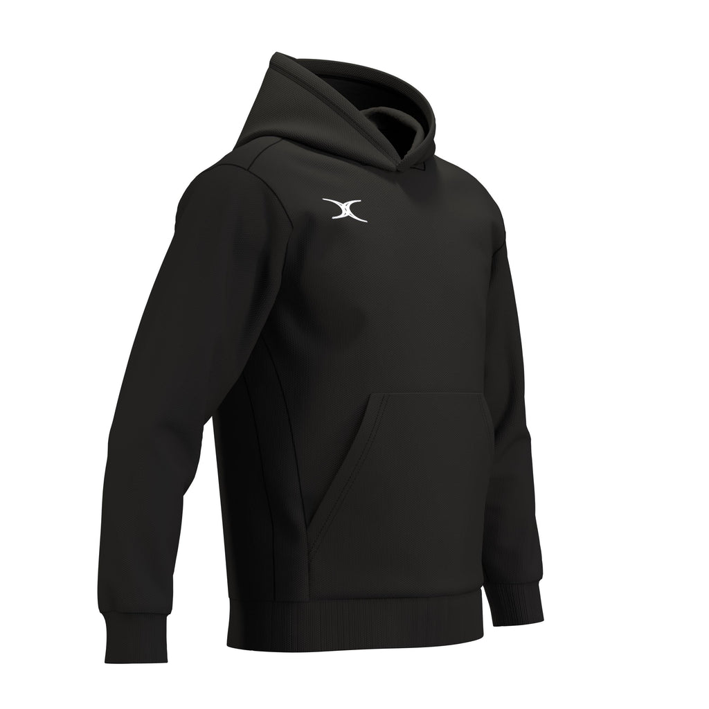 RCCO26Clothing TOP HOODIE ATOM BLACK 9-10-Three Quarters Left