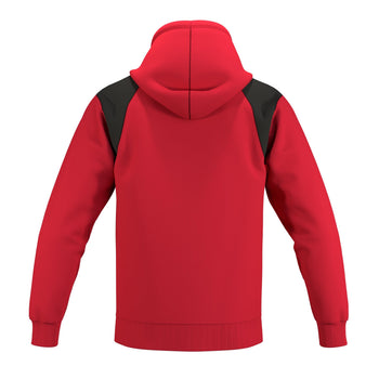RCCO26Clothing TOP HOODIE ATOM RED BLACK 9-10-Back