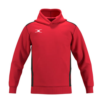 RCCO26Clothing TOP HOODIE ATOM RED BLACK 9-10-Front