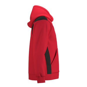 RCCO26Clothing TOP HOODIE ATOM RED BLACK 9-10-Right Side