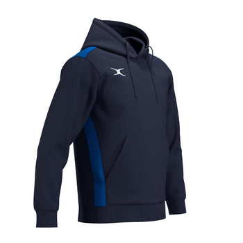 RCCP26Clothing TOP HOODIE ATOM DARK NAVY ROYAL M-Three Quarters Left