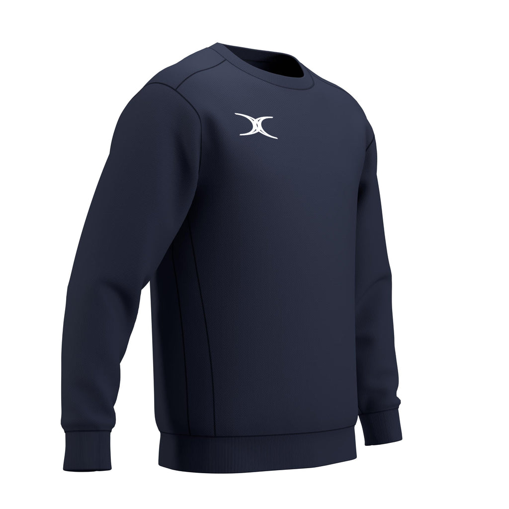 RCCU26Clothing TOP SWEAT ATOM DARK NAVY M-Three Quarters Right