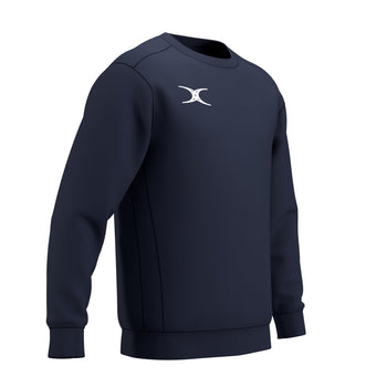 RCCU26Clothing TOP SWEAT ATOM DARK NAVY M-Three Quarters Right