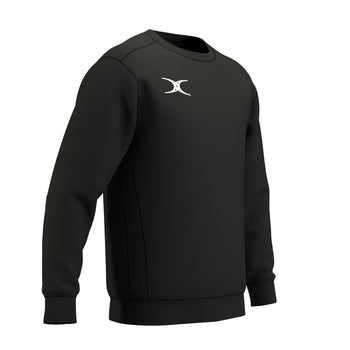 RCCV26Clothing TOP SWEAT ATOM BLACK M-Three Quarters Right