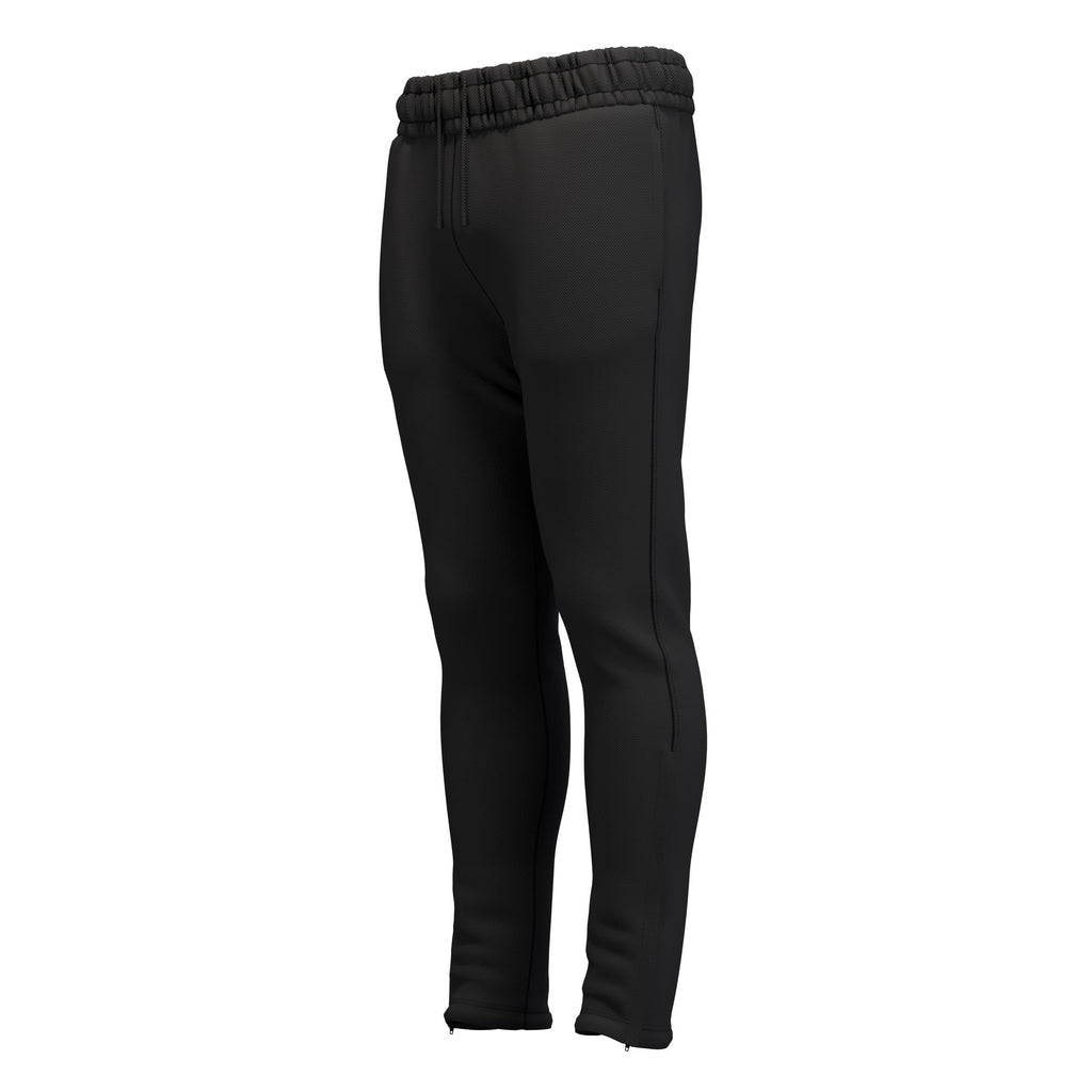 RCEQ26Clothing TROUSER TRAIN ATOM BLACK M-Three Quarters Left