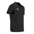 RCFM26Clothing POLO SHORT SLEEVE ATOM BLACK M-Three Quarters Right