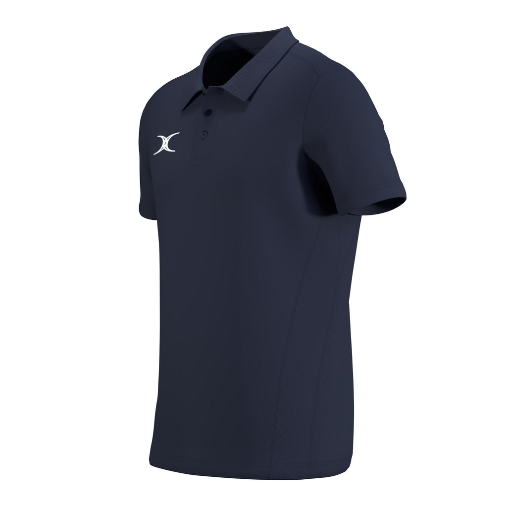 RCFM26Clothing POLO SHORT SLEEVE ATOM DARK NAVY M-Three Quarters Left