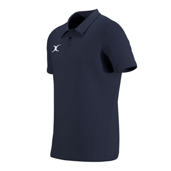 RCFM26Clothing POLO SHORT SLEEVE ATOM DARK NAVY M-Three Quarters Left
