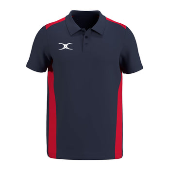 RCFM26Clothing POLO SHORT SLEEVE ATOM DARK NAVY RED M-Front