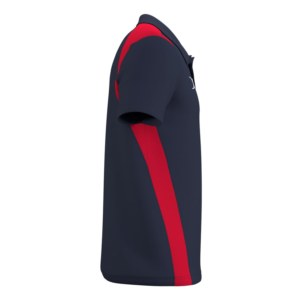 RCFM26Clothing POLO SHORT SLEEVE ATOM DARK NAVY RED M-Right Side