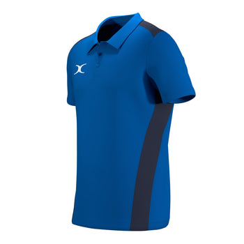 RCFM26Clothing POLO SHORT SLEEVE ATOM ROYAL DARK NAVY M-Three Quarters Left