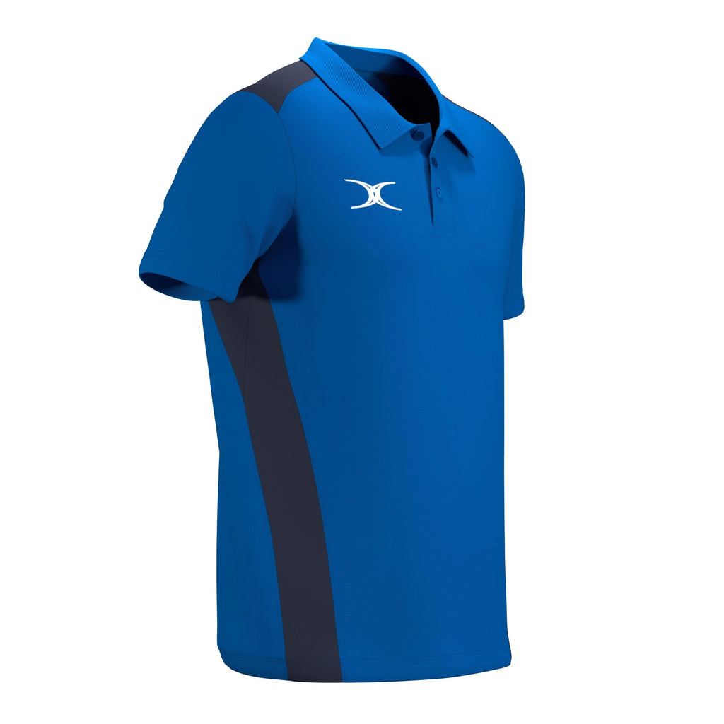 RCFM26Clothing POLO SHORT SLEEVE ATOM ROYAL DARK NAVY M-Three Quarters Right