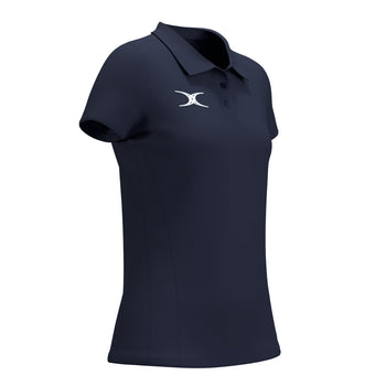 RCFN26Clothing POLO SHORT SLEEVE ATOM DARK NAVY WOMEN 10-Three Quarters Right