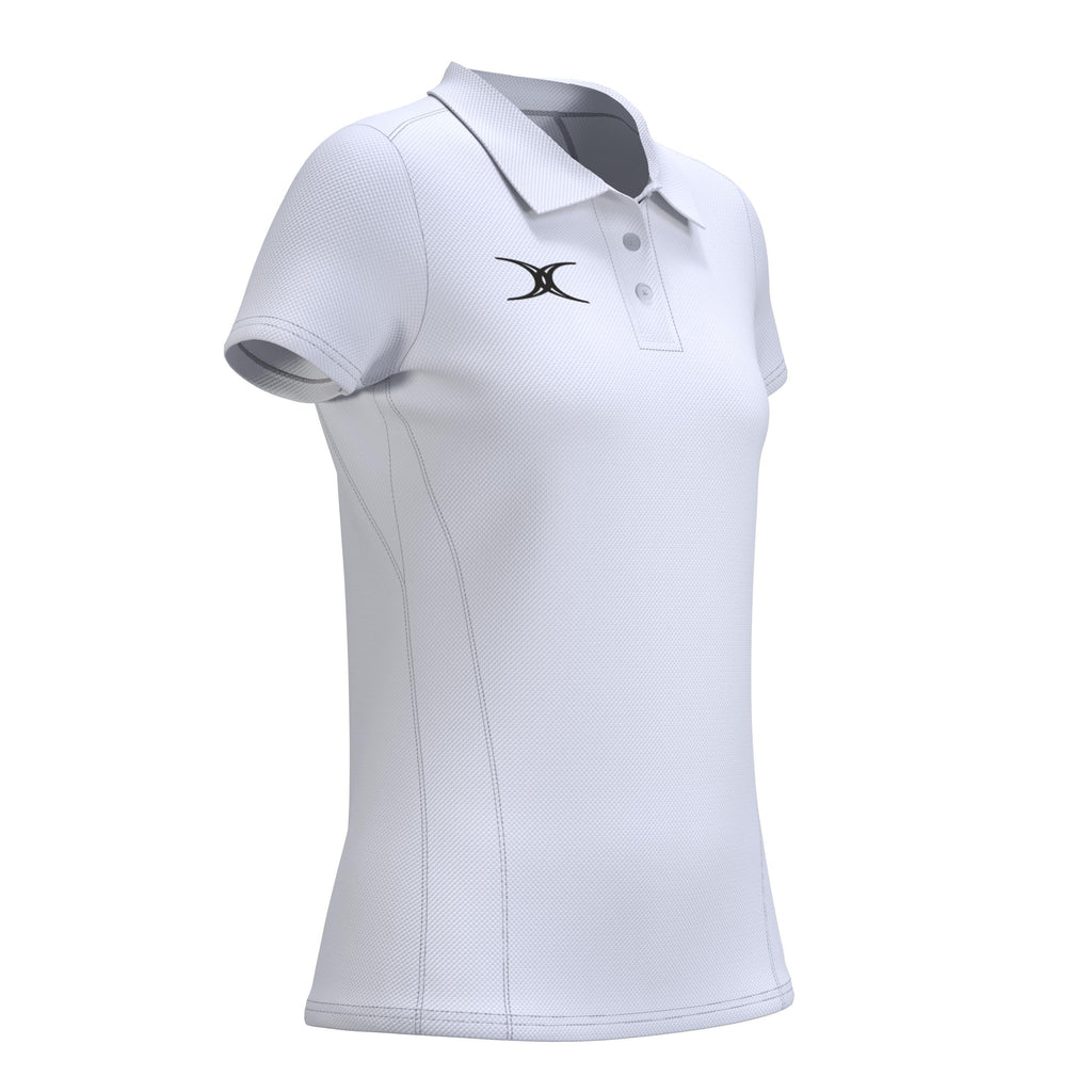 RCFN26Clothing POLO SHORT SLEEVE ATOM WHITE WOMEN 10-Three Quarters Right