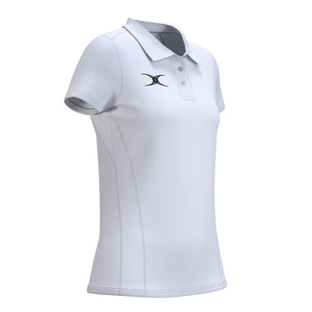 RCFN26Clothing POLO SHORT SLEEVE ATOM WHITE WOMEN 10-Three Quarters Right
