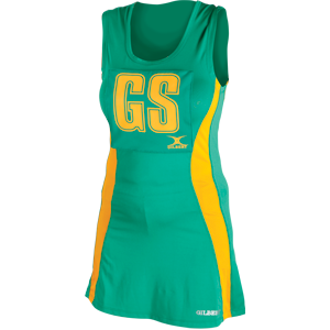 Eclipse Dress Green and Gold