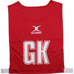 NCEC14NetballBibs Red High 5 Bib