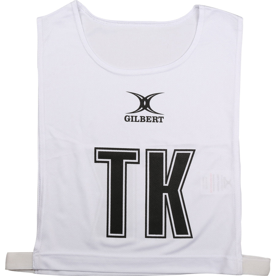 NCEC14NetballBibs White High 5 Bib