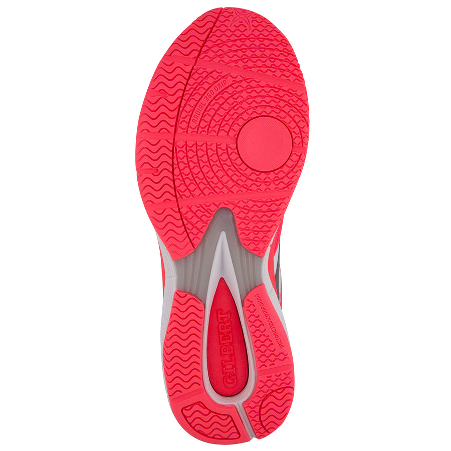 NSBB19Shoe Flare White Grey Hot Red 8, SOLE