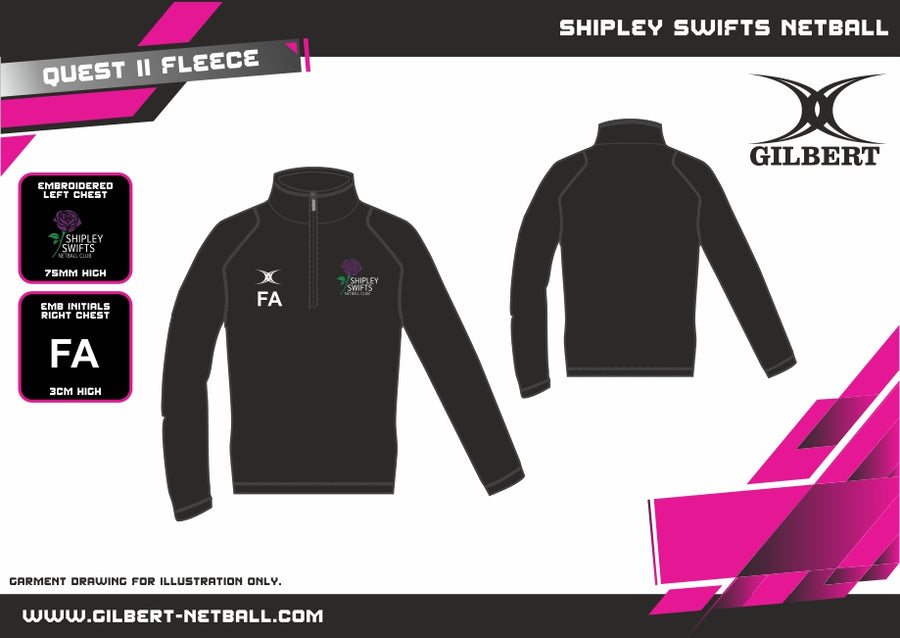 rcgh18001top quest 2 ladies quarter zip fleece ladies black front.jpg
